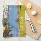 Benutzerdefinierter Text Reykjavik, Island Geschirrtuch (Viertel Falte)