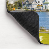 Benutzerdefinierter Text Reykjavik, Island Mousepad (Ecke)