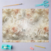 Benutzerdefinierter Text Romantische Blumenkunst m Seidenpapier (Basteln)