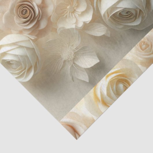 Benutzerdefinierter Text Romantische Blumenkunst m Seidenpapier (Ausschnitt)