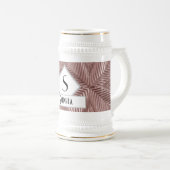 Benutzerdefinierter Text/Rose Bierglas (VorderseiteRechts)