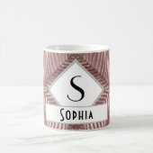 Benutzerdefinierter Text/Rose Kaffeetasse (Mittel)