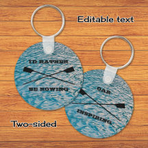 Benutzerdefinierter Text Ruderbügel auf Wasser