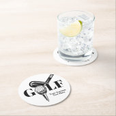 Benutzerdefinierter Text Runder Pappuntersetzer (Vor Ort)