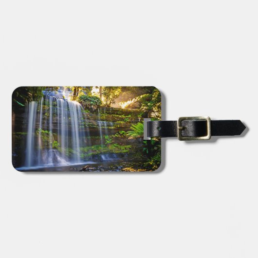 Benutzerdefinierter Text Russell Falls Gepäckanhän Gepäckanhänger (Vorderseite horizontal)