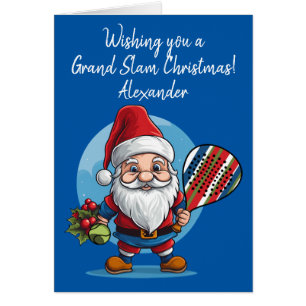 🎾 🎄 benutzerdefinierter Text, Santa Smashmas Pad