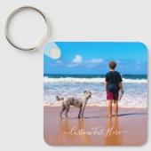 Benutzerdefinierter Text Schlüsselanhänger Design  (Vorderseite)