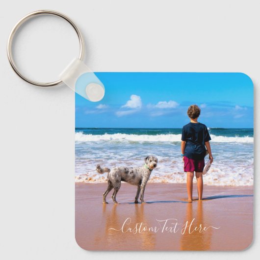 Benutzerdefinierter Text Schlüsselanhänger Design (Vorderseite)