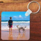 Benutzerdefinierter Text Schlüsselanhänger Design  (Rückseite)