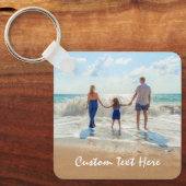 Benutzerdefinierter Text-Schlüsselanhänger für Fot Schlüsselanhänger (Vorderseite)