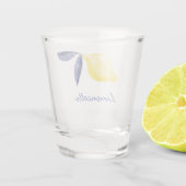 Benutzerdefinierter Text Schnapsglas (Rückseite)