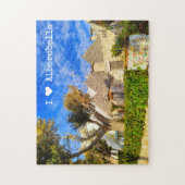 Benutzerdefinierter Text, schöne Sicht auf Alberob Puzzle (Vertikal)