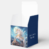 Benutzerdefinierter Text Schönes Einhorn Geschenkschachtel (Geöffnet)