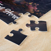 Benutzerdefinierter Text Schönes Einhorn Puzzle (Seite)