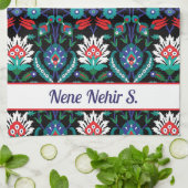 Benutzerdefinierter Text 💙 ❤️ Schönes türkisches Geschirrtuch (Gefaltet)