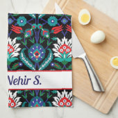 Benutzerdefinierter Text 💙 ❤️ Schönes türkisches Geschirrtuch (Viertel Falte)