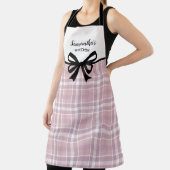 Benutzerdefinierter Text Schwarz Rosa Buffalo Kari Schürze (InSitu)