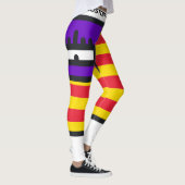 Benutzerdefinierter Text Spanien Fußballfan Leggings (Rechts)