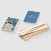 Benutzerdefinierter Text SPANIEN Vintage Reise Han Fächer (Non-assembled)