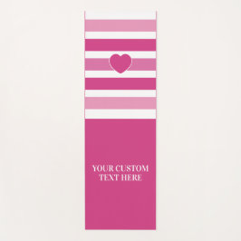 Benutzerdefinierter Text Streifen Muster Yogmatte Yogamatte
