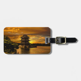 Benutzerdefinierter Text Sunset bei Yixing Gepäcka Gepäckanhänger