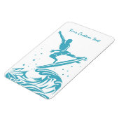 Benutzerdefinierter Text-SURFER-Magnet Magnet (Linke Seite)