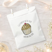 Benutzerdefinierter Text Süßer Mini-Muffin Geschenktütchen (Ausgeschnitten)