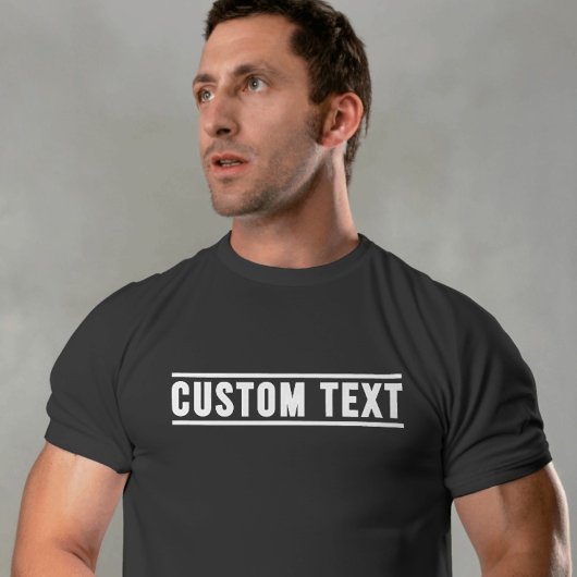 Benutzerdefinierter Text T-Shirt