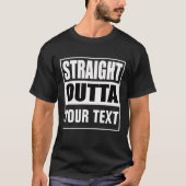Benutzerdefinierter Text-T - Shirt direkt außerhal (Vorderseite)