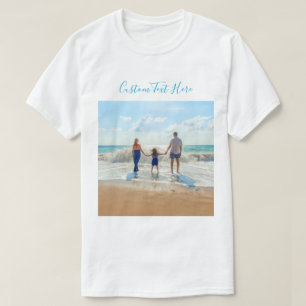 Benutzerdefinierter Text-T - Shirt für Foto mit de