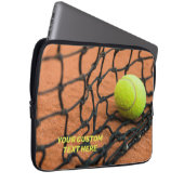Benutzerdefinierter Text-Tennis Laptopschutzhülle (Vorne Rechts)