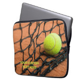 Benutzerdefinierter Text-Tennis Laptopschutzhülle (Vorderseite Links)