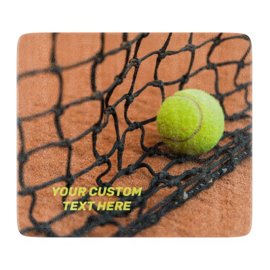 Benutzerdefinierter Text-Tennis Schneidebrett (Vorderseite)