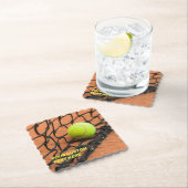 Benutzerdefinierter Text-Tennis Untersetzer (Vor Ort)