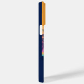 Benutzerdefinierter Text Tropeninsel Sonnenset Case-Mate iPhone Hülle (Rückseite / Rechts)