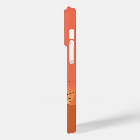 Benutzerdefinierter Text Tropeninsel Sonnenset Case-Mate iPhone Hülle (Rückseite / Links)