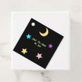 Benutzerdefinierter Text über Mond und Sternen Geschenkanhänger (Beispiel)
