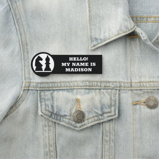 Benutzerdefinierter Text ÜBERPRÜFEN Namensschild (Beispiel)