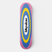 Benutzerdefinierter Text Ukrainisches Surfbrett -  Skateboard (Vorderseite)