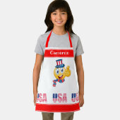 Benutzerdefinierter Text Uncle Sam Emoji mit Hut u Schürze (Insitu)