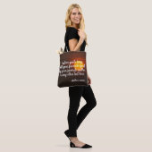 Benutzerdefinierter Text und Autorenname Tasche (Am Model)