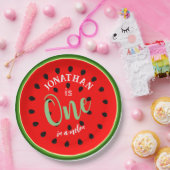 Benutzerdefinierter Text und Bild eins in einer me Pappteller (Party)