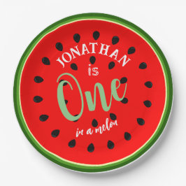 Benutzerdefinierter Text und Bild eins in einer me Pappteller