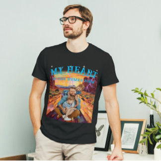 Benutzerdefinierter Text- und Bildformat-Foto Vint T-Shirt