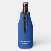 Benutzerdefinierter Text und Farbe Barcelona Flaschenkühler (Flasche Rückseite)