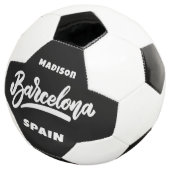 Benutzerdefinierter Text und Farbe Barcelona Fußball (Dreiviertel)
