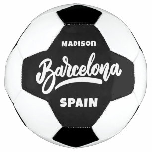 Benutzerdefinierter Text und Farbe Barcelona Fußball