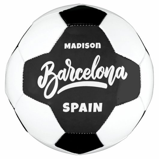 Benutzerdefinierter Text und Farbe Barcelona Fußball (Vorderseite)