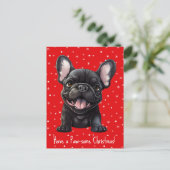 Benutzerdefinierter Text und Farbe 🐶 Franchise We Postkarte (Stehend Vorderseite)