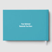 Benutzerdefinierter Text und Farbe Geburtstag Gästebuch (Rückseite)